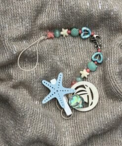 Nautical Pacifier Clip