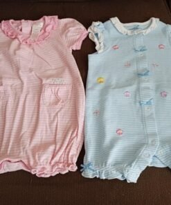 2 Girl's Rompers Size 6 M