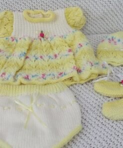 Girls Hand Knit set